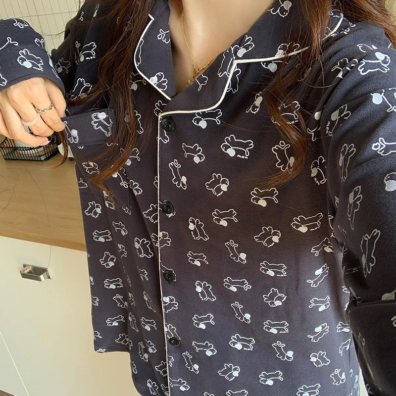 

Pajama Sets New Women Rayon Festival Multicolor Print Lightweight Thin Cool Breathable Short Sleeve Bermuda Shorts Spring Sleep