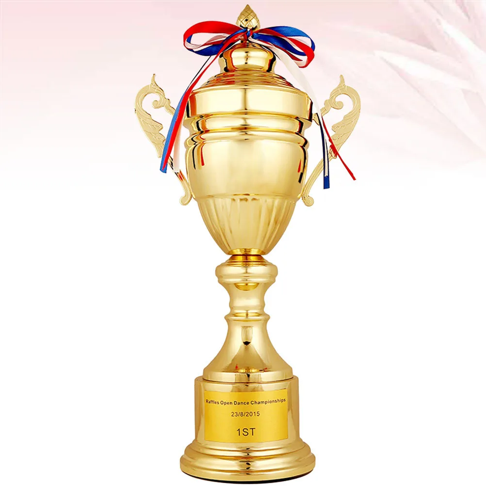 Trofi Penghargaan Emas 42Cm, Hadiah Logam untuk Upacara, Kompetisi, Hadiah Pesta, Suvenir Kelas, Pertandingan Menulis, Perjamuan