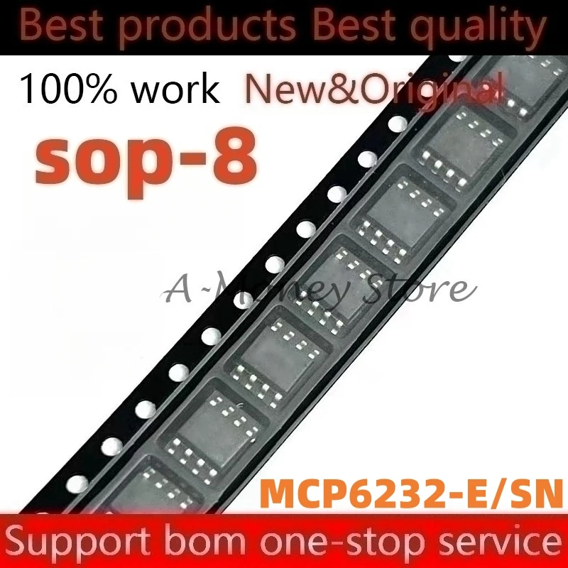 

(5pcs)MCP6232-E/SN MCP6232E MCP6232 sop-8