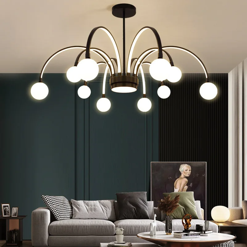 

Modern simple atmosphere restaurant light luxury lamps, meteor shower new lamps batch