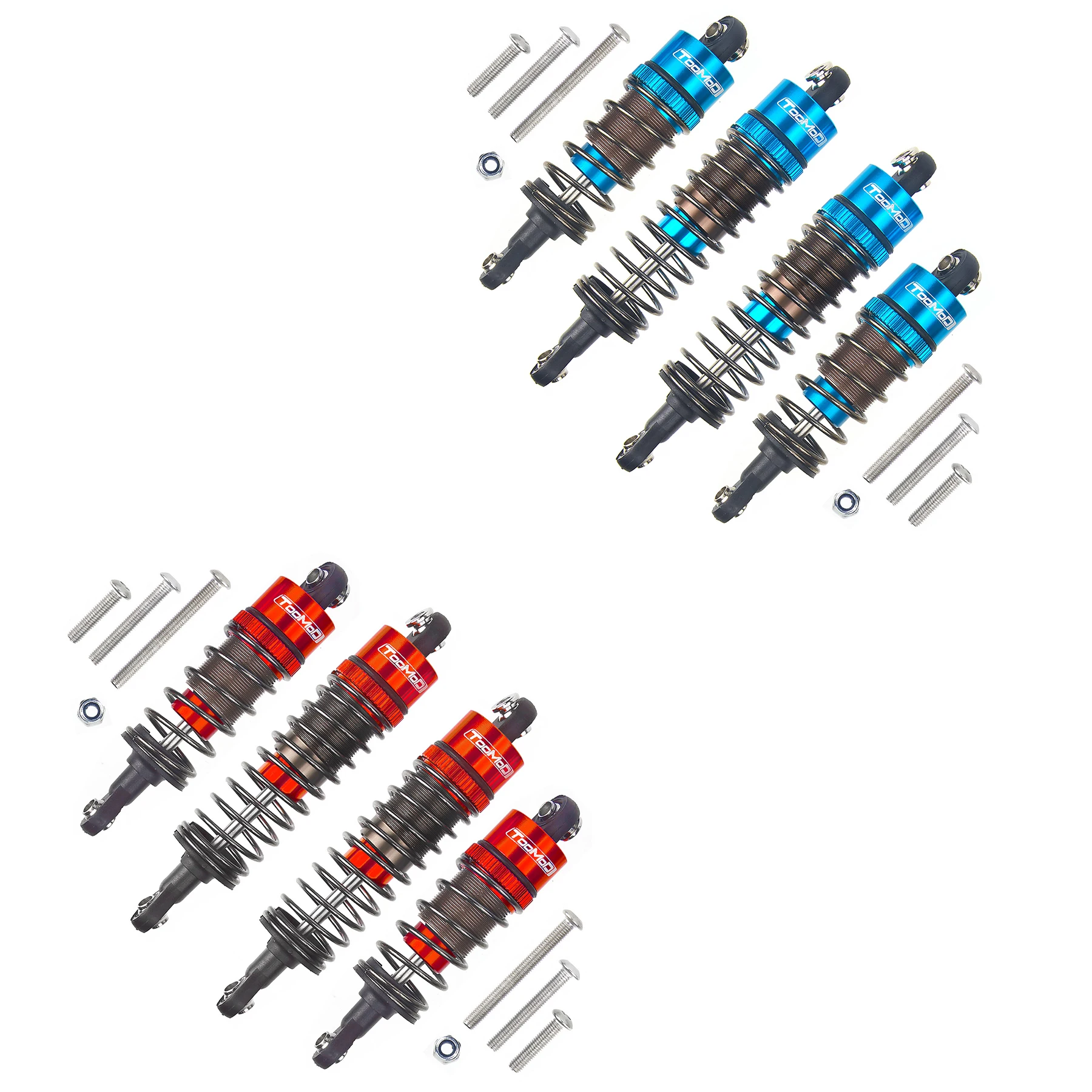 RC ORV Chassis Oil Shock Damper for  Tamiya 1/10 ORV Chassis Frog/Subaru Brat/Hyper Go 1/14 H14BM 14210 Off-Road Car Upgrade