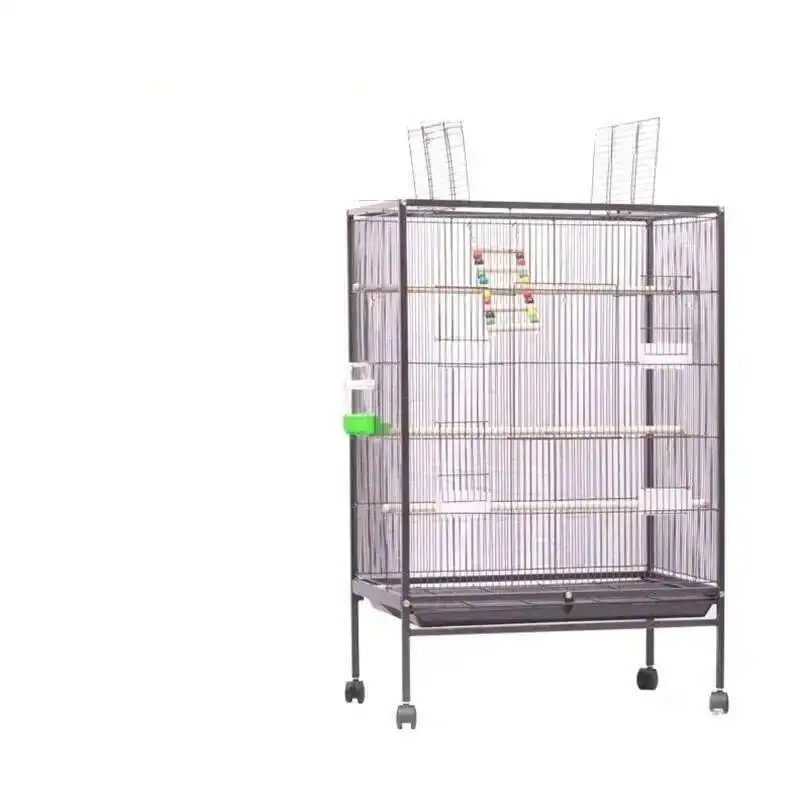 

Chinchilla Bird Cage Hamster Feeder Outdoor Metal Bird Cage Protector Lovebird Budgie Cage Pour Oiseaux Decorative Home Cages