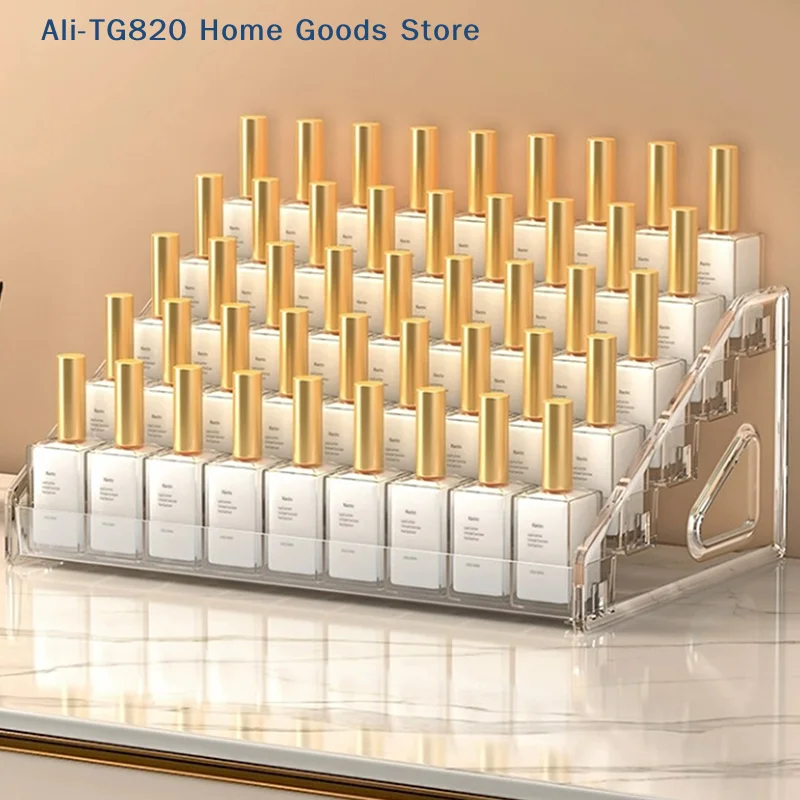

[TG820]3/4/5/6/7 Layers Acrylic Cosmetic Nail Polish Orgaizer Display Rack Lipstick Perfume Makeup Storage Rack