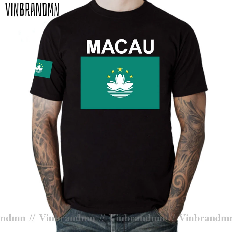 Macao Special Administrative Region of the People's Republic of China MAC nation tshirts fitness brand country flag clothes 02
