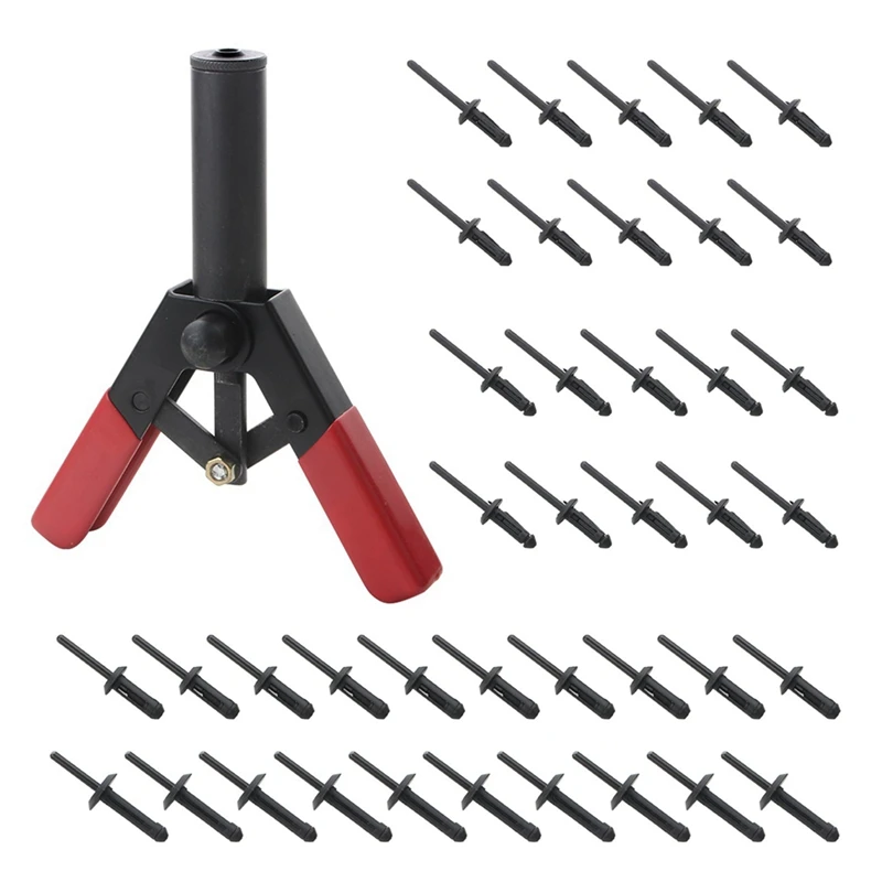 

41 Piece Set Of Plastic Rivet Pullers Polyethylene Riveting Tools Rivet Gun Set For Automobiles