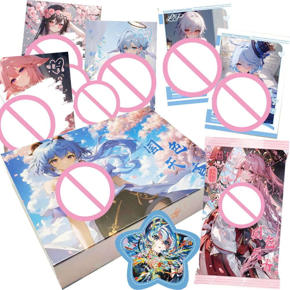 

Popular Anime Game Goddess Cards Unique Charm Temptation Girl Party Feast Exquisite Character Portrait Collection Cards Gifts