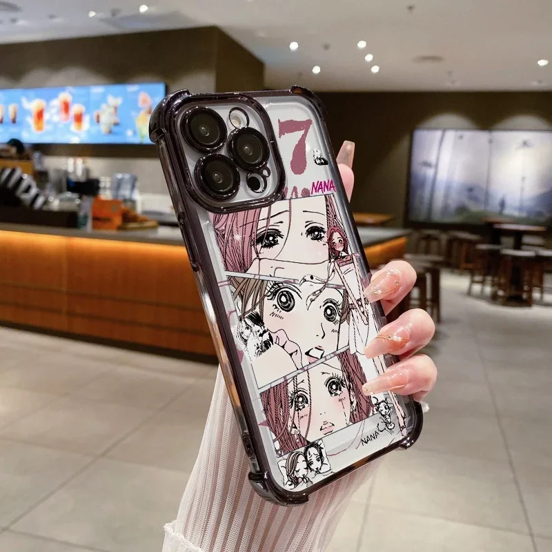 Anime Komatsu Nana Phone Case For Samsung Galaxy S22 S21 S20 Plus Ultra FE A14 A15 A16 A57 A37 A05 A06 A05S A54 A24 A23 A25 A53