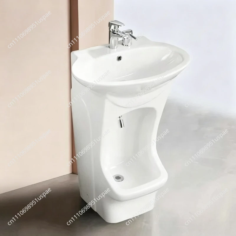 Modernes rechteckiges Keramik-Fußbad und Handwaschbecken für muslimische Ablutionsrituale im Badezimmer – Ideal für die Wudu-Waschung in Moscheen