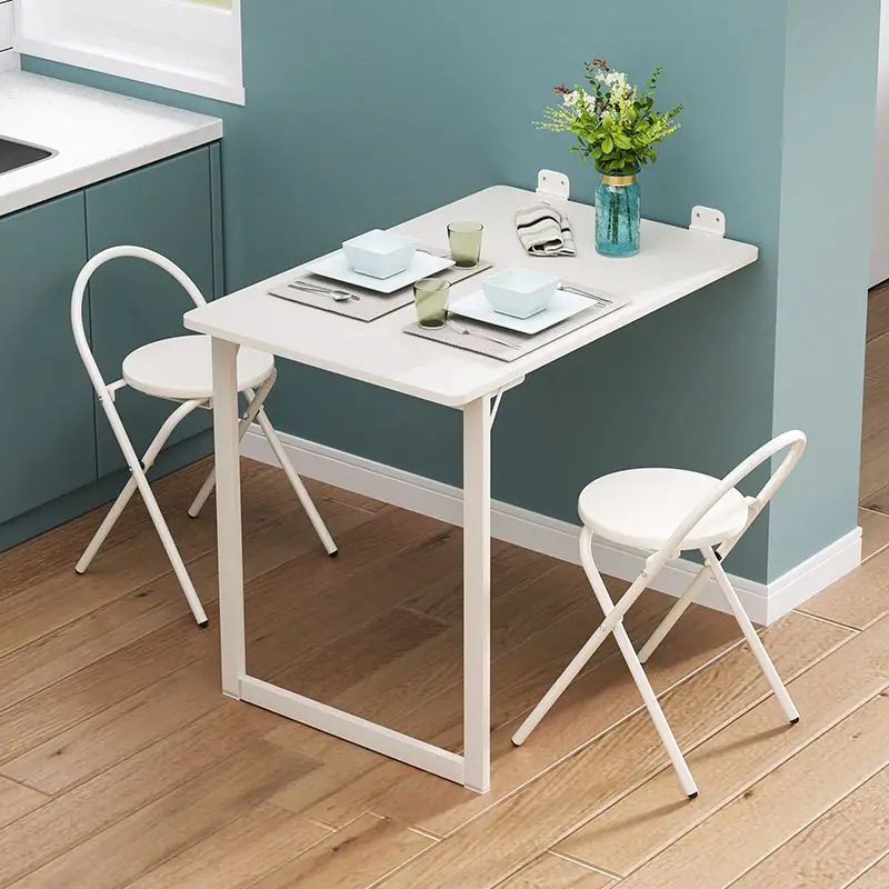 

Folding Wall-mounted dining Small apartment Multifunctional dining Invisible wall-mounted table Wall-mount