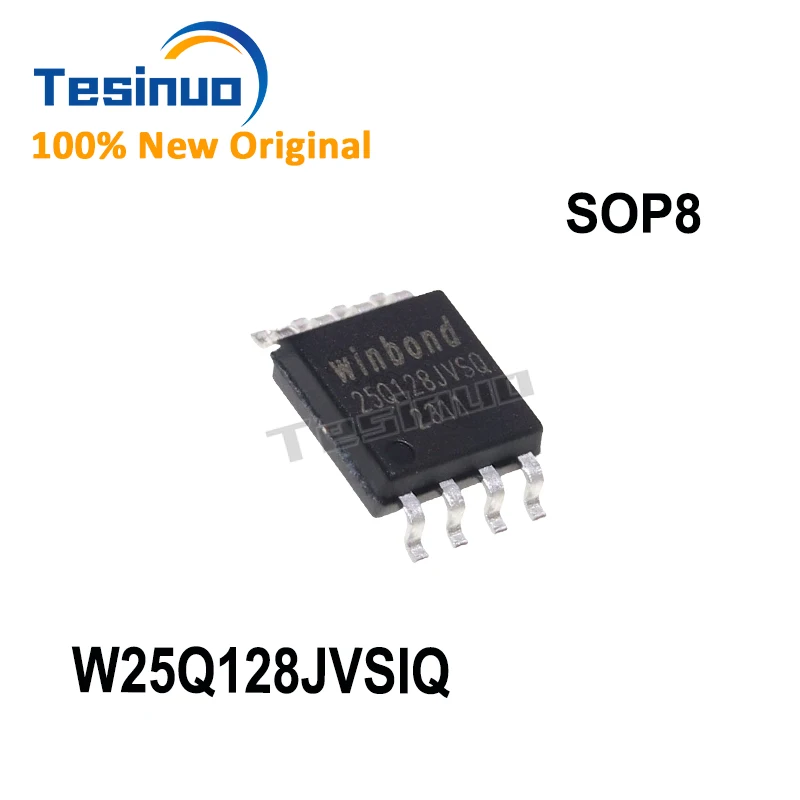 5~10PCS New Original W25Q128JVSIQ SOP8 FLASH memory High Speed Low Power Integrated Circuit In Stock Fast Shipping Hot Sale