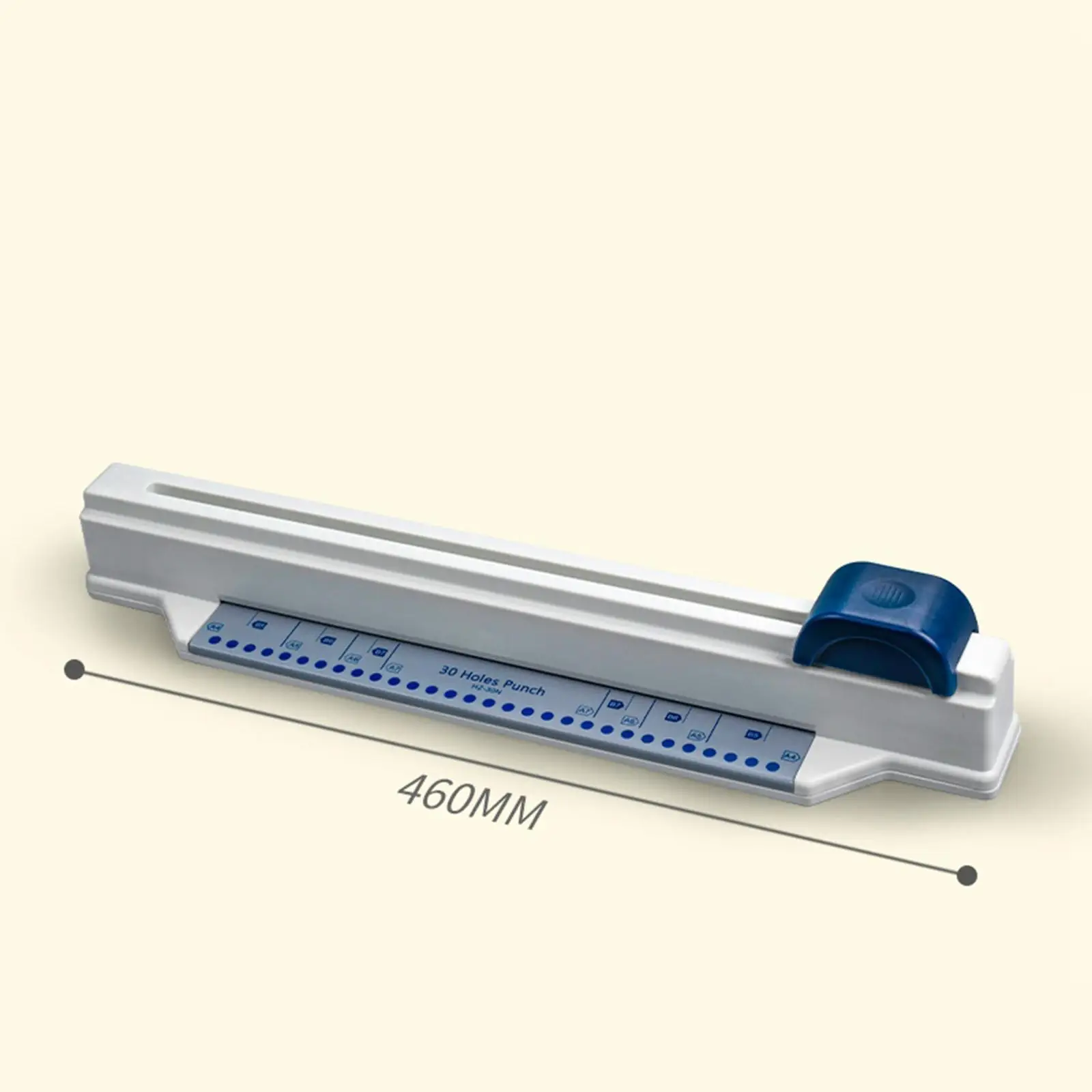 Jolie çonneuse multifonctionnelle pour reliure à bobine manuelle, poinçon multi-trous, poinçon de papier cuir chevelu At, notes de bureau, 30 trous