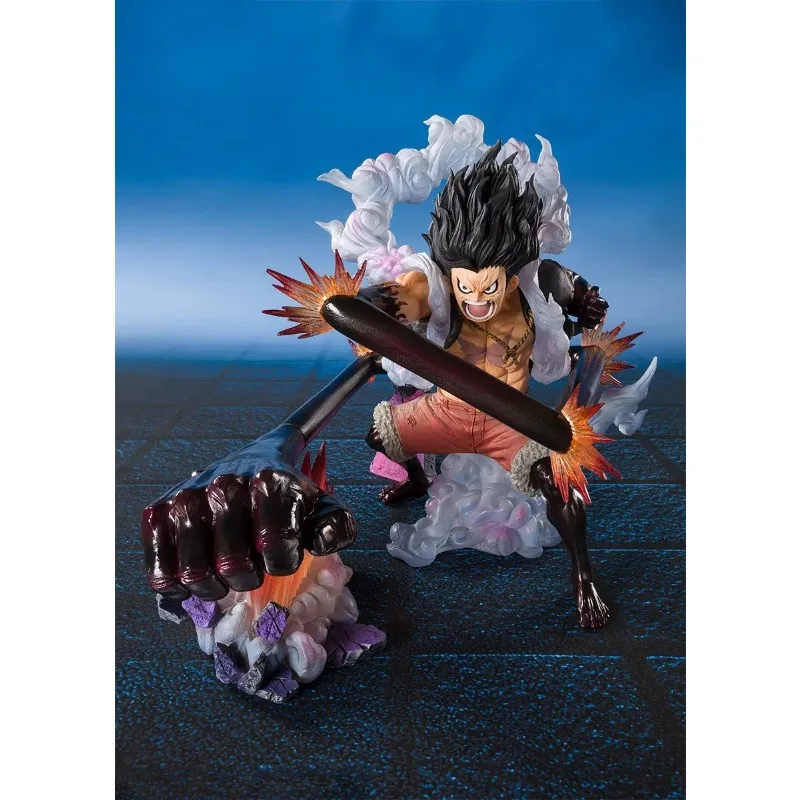En Stock, Figura Bandai Figuarts ZERO Super Battle One Piece Luffy Gear 4 Snakeman King, Modelo Coleccionable, Juguete de Moda, Regalo
