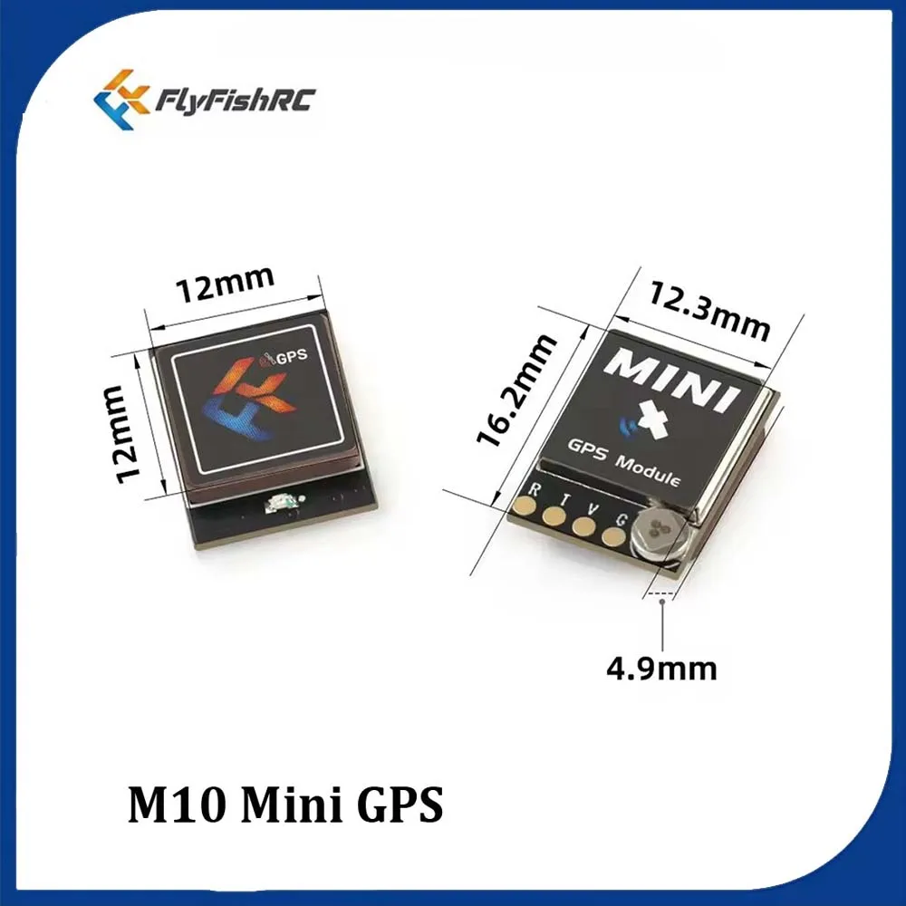 

FlyFishRC M10 Mini GPS Module 10th Generation Built-in Ceramic Antenna Top Choice for FPV Freestyle Long Range Drone Parts