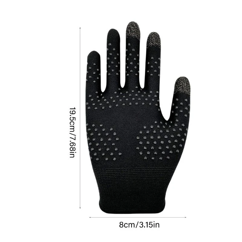 Guantes pantalla táctil 2pcs Gamer Unisex Soft and Sun Protective Gaming manga dedos Mejorar manejo del teléfono