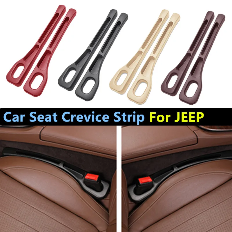 Car Seat Crevice Filling Storage Leak-Proof Sealing Strip Accessory For Jeep Grand Cherokee Wrangler Gladiator Compass Renegade