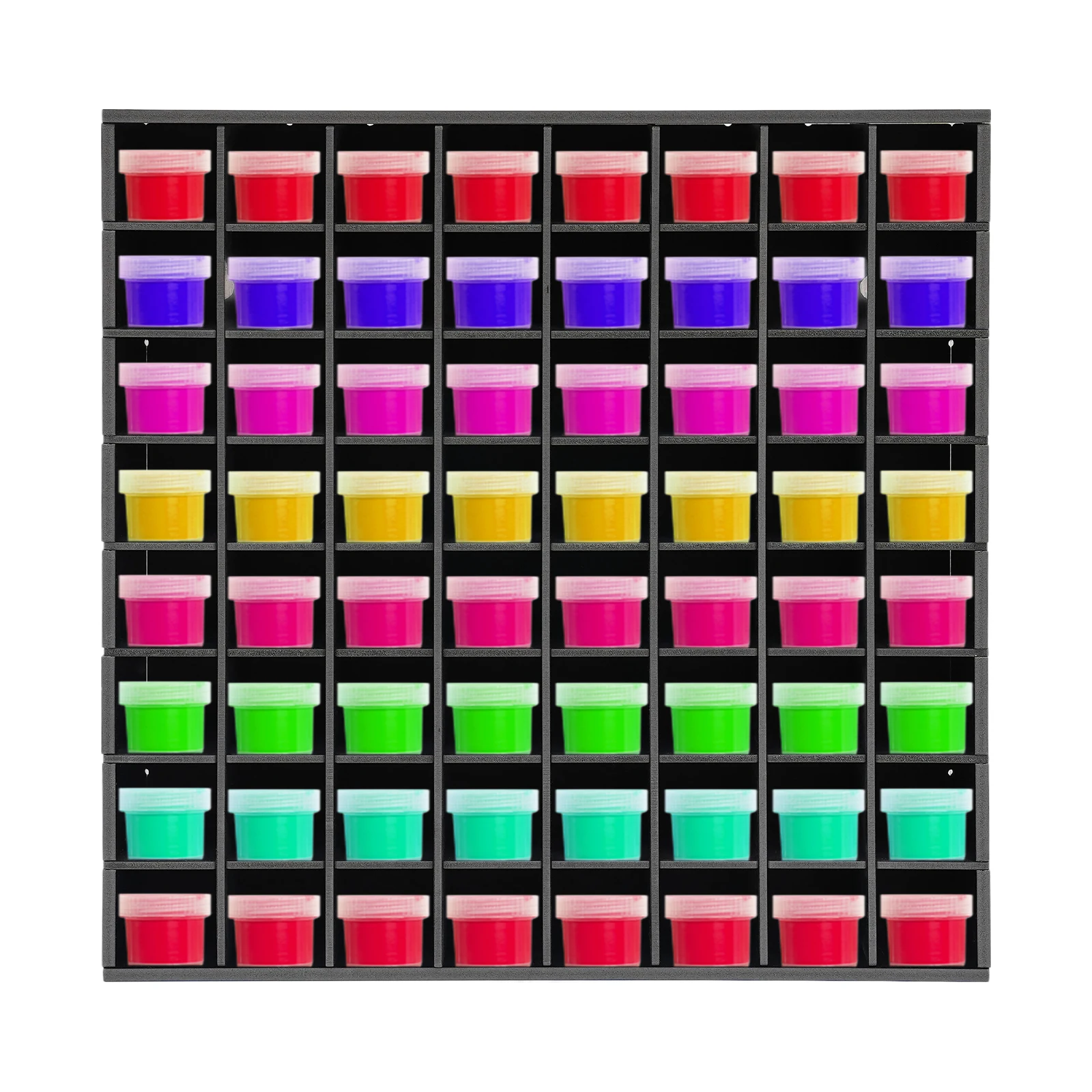 Сверхмощный органайзер для краски, 2 шт., грузоподъемность 15 кг, ПВХ-доска и настенное современное хранилище из нержавеющей стали для мастерской