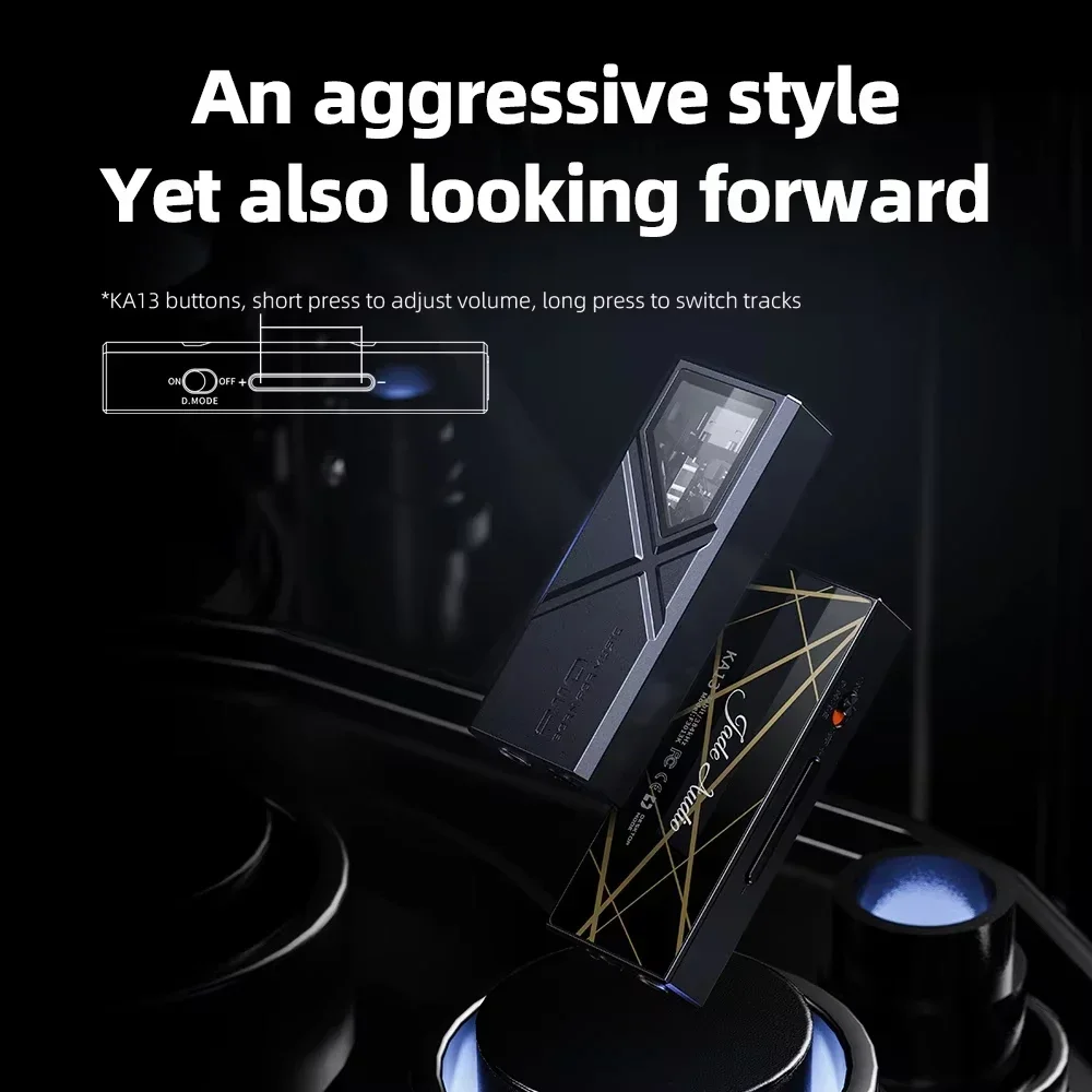 

2025 FiiO KA13 USB DAC AMP Mini Desktop Mode Headphone Amplifier CS43131 SGM8262 Hi-Res Audio 3.5mm 4.4mm 550mW Power Output