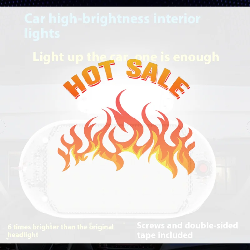 

1Pcs Car Ceiling Indoor Interior Lamp For Motorhomes Led Bars 12v-85v Led Car Universal Roof Bars Car Reading Light Trunk Light