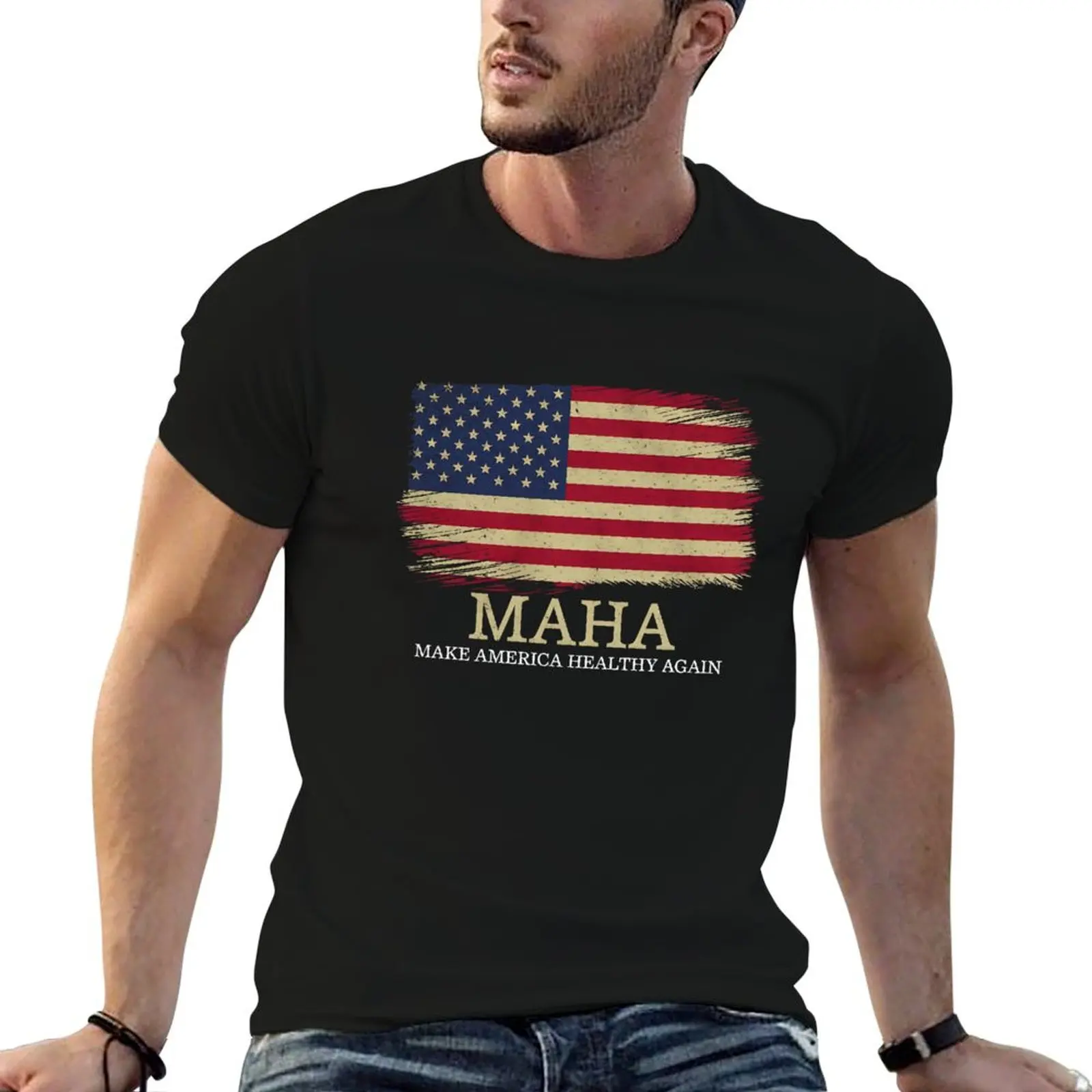 MAHA Make America Healthy Again T-Shirt oversized t shirt cute tops plus size tops man t shirt T-shirt men