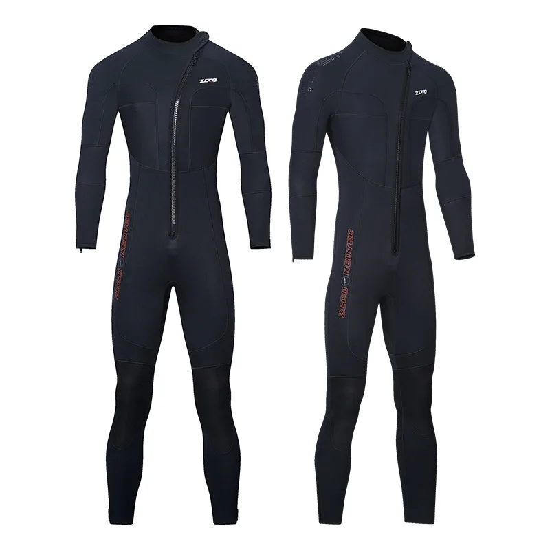 5MM Neoprene Wetsuit Men Women Full Body Diving Suit Scuba Spearfishing Snorkeling Surfing Wetsuit Deepwater Thermal Swimsuit