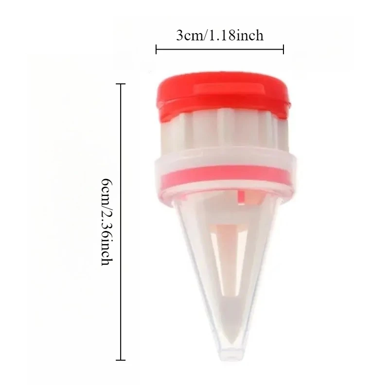 2pcs Milk beverage bottle dispenser Boxed beverage drainage device with lid and anti spill sealing Milk carton extension spout