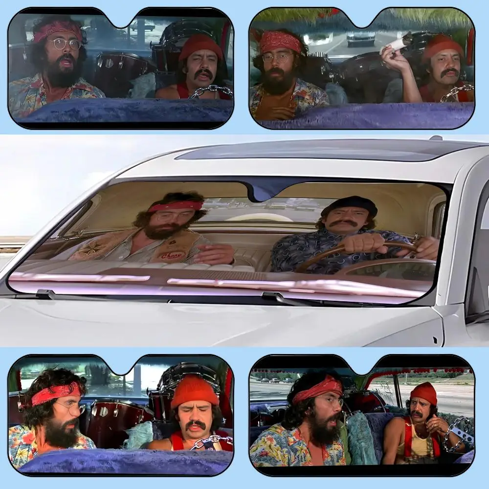

C-Cheech C-Chong Sun Visor Retractable Car Sun Visor Anti-Glare UV Protection Front Window Sunshade
