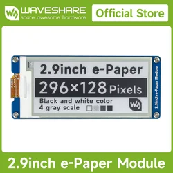 Модуль дисплея Waveshare 2,9 дюйма E-Ink, черный/белый, два цвета, 296×128, экранный модуль E-Paper для Raspberry Pi