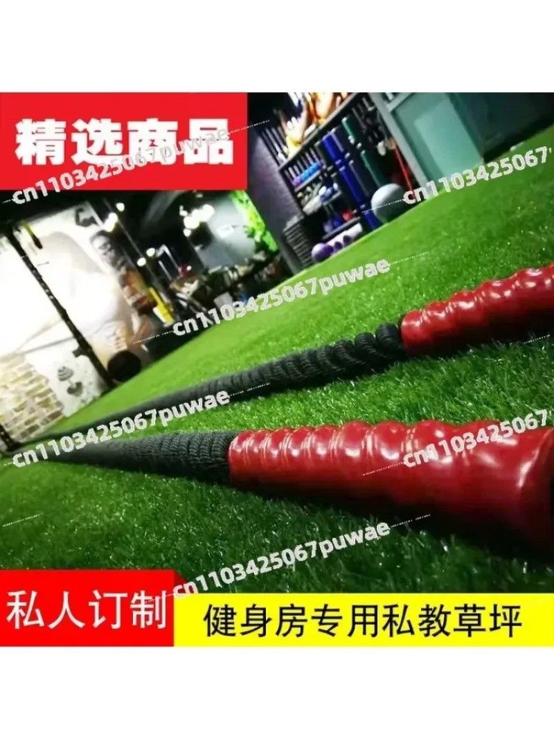 Custom Gym Artificial Turf Carpet Indoor Sled Training Track With White Scale Markings For Private Fitness Studio Workout