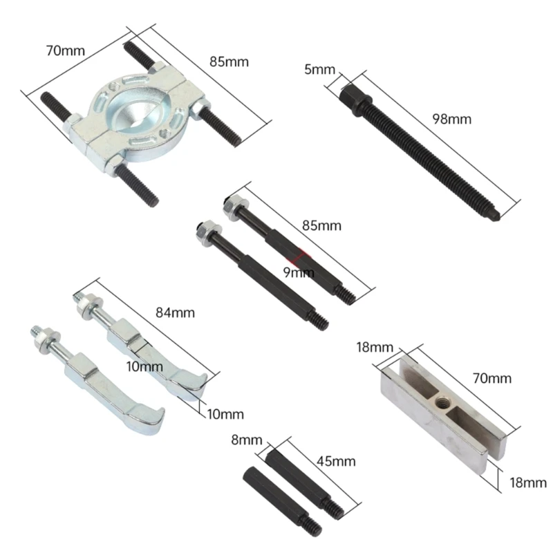 Bearings Splitters Hub Axles Pinions Wheel Removal Jaws Transom Beam Disassembly AOS