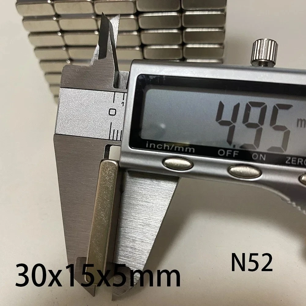 AliExpress N52 30X15X5 Refrigerator square Magnets Motor Cycle Generator Engine Search Motor 3D Printer Customised Project Science