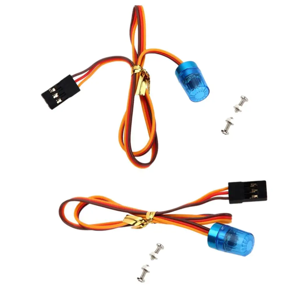 RC Flash LED Police Light Aluminum Alloy Base RC Vehicle Emergency Lighting for Remote Control RC Car