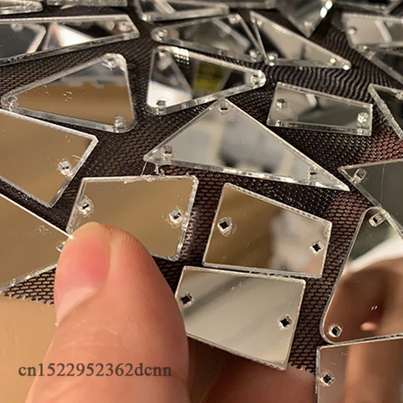 ชุดเดรสยาวตาข่ายสีดำประดับกระจกเงา สำหรับงานเลี้ยงตอนเย็น งานวันเกิด งานแสดง