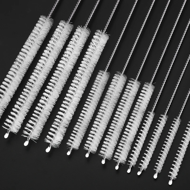 Cepillo de limpieza para pajitas AAAC-12 piezas - Limpiador de pajitas (12 pulgadas, 10 pulgadas, 8 pulgadas) - Cepillo de limpieza flexible para varios tamaños