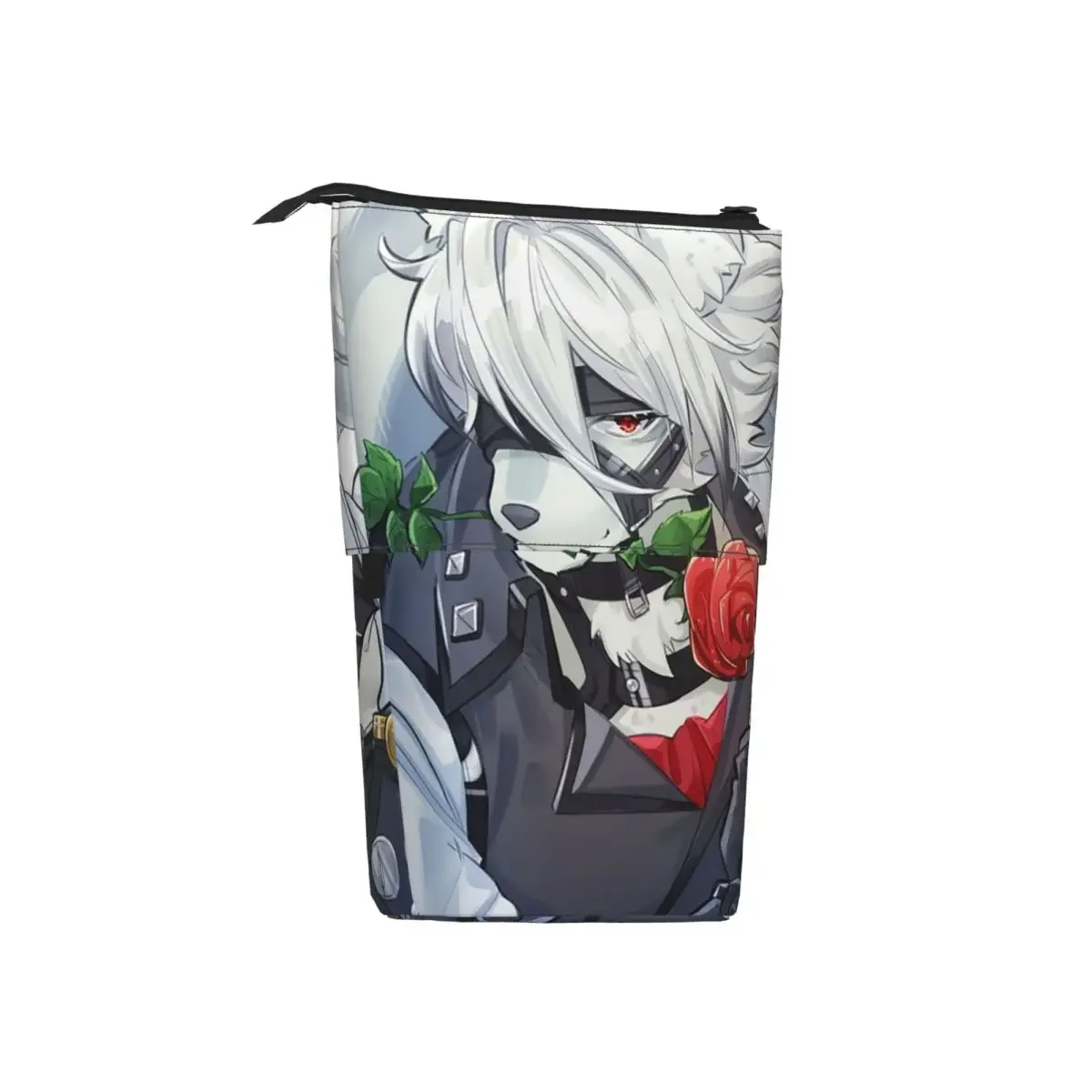 Zenless Zone Zero - Von Lycaon Reversible Pencil Cases Pen Holder Storage Large Storage Pen Box Pencil Bag for Students School