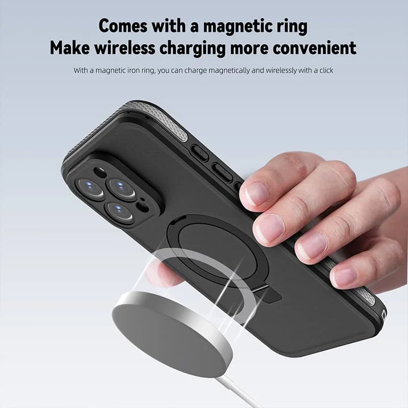 For iPhone 16 15 Pro Max 16 Plus 16 15 Pro Waterproof Case, [Compatible with Mag-Safe] Full-Body Heavy Duty Shockproof Case