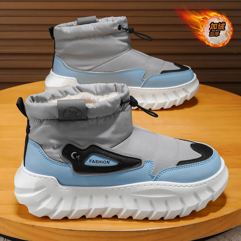 

Men's Winter Boots Thermal Waterproof | Non-Slip Snow Shoes | Plush Lined Sneakers | Outdoor Hiking Boots for Men