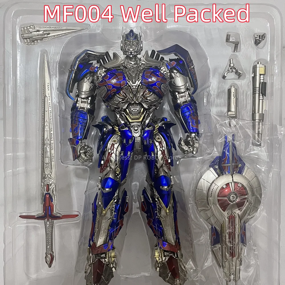 【2.0VER IN STOCK NOW】Transformation MF-004 MF004 KO ThreeZero 3A G1 MDLX DLX Dark UT Knight OP Commander Metallic Action Figure