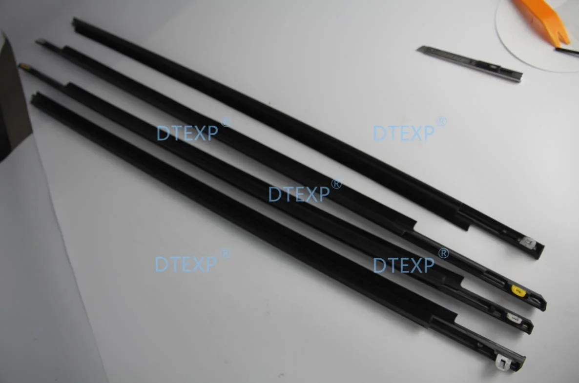 نافذة المطاط السير الوقائي لتويوتا بريوس ، حامي الزجاج ، بريوس C ، خارج مجموعة كاملة ، 75720-47010 ، 2004-2009 ، 4 قطعة #3