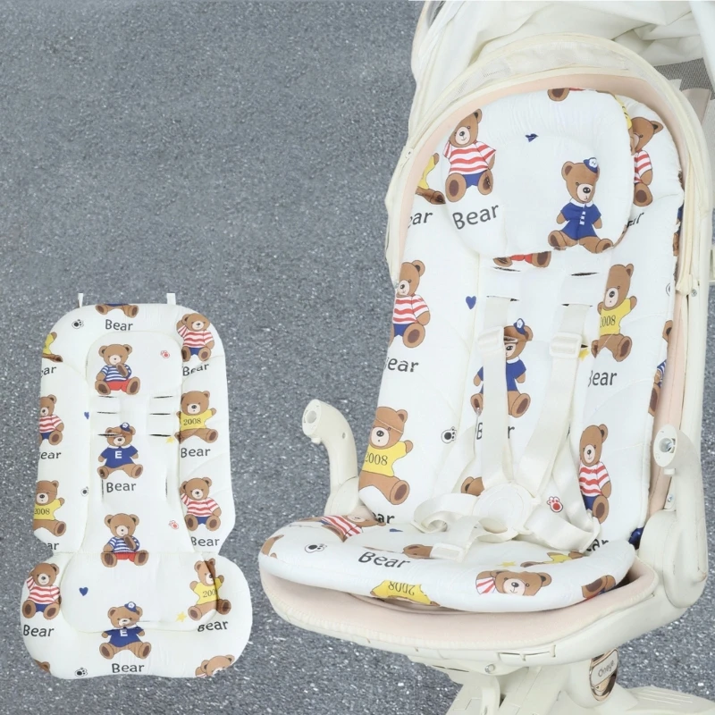 J15U Дышащая подушка сиденья для детской коляски, мягкая подушка для детской коляски, дизайн, пригодный для машинной стирки