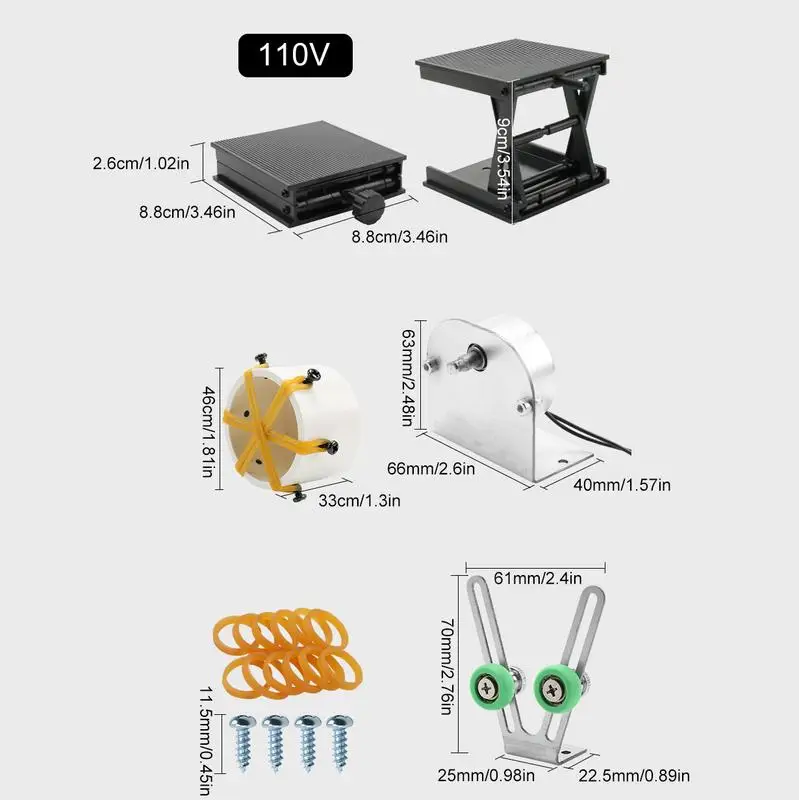 220V/110V Lure Fishing Rod Reel Fishing Rod Repair Kit Fishing Rod Epoxy Resin Coating Machine Fishing Rod Tying Guide For Fish