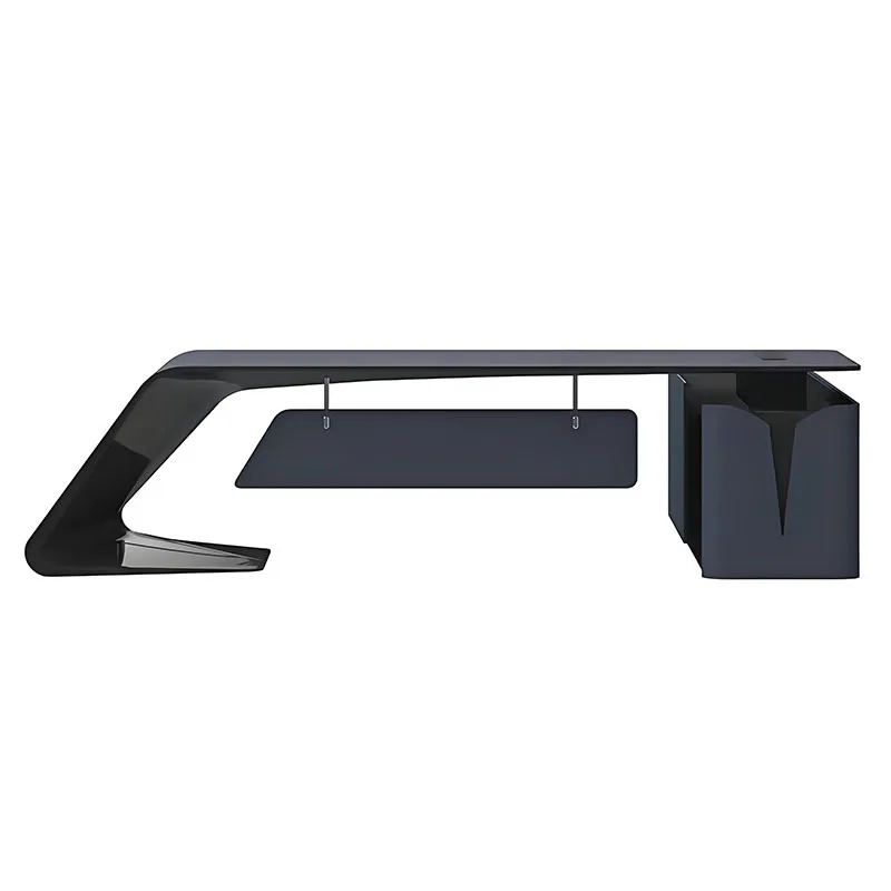 Painted high-end boss table President technology sensor computer desk, simple large class desk office desk and chair combination