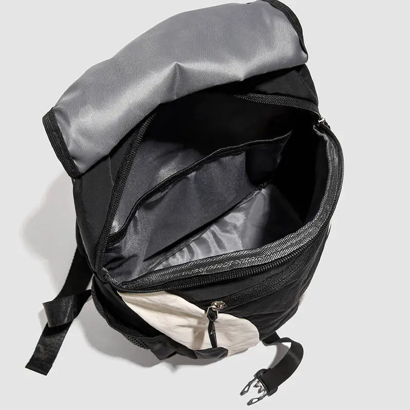 حقيبة ظهر ذات ألوان متعددة من النايلون المقاوم للماء مع جيوب جانبية شبكية بإبزيم قابل للتنفس وأشرطة قابلة للتعديل للسفر أثناء التنقل اليومي #6