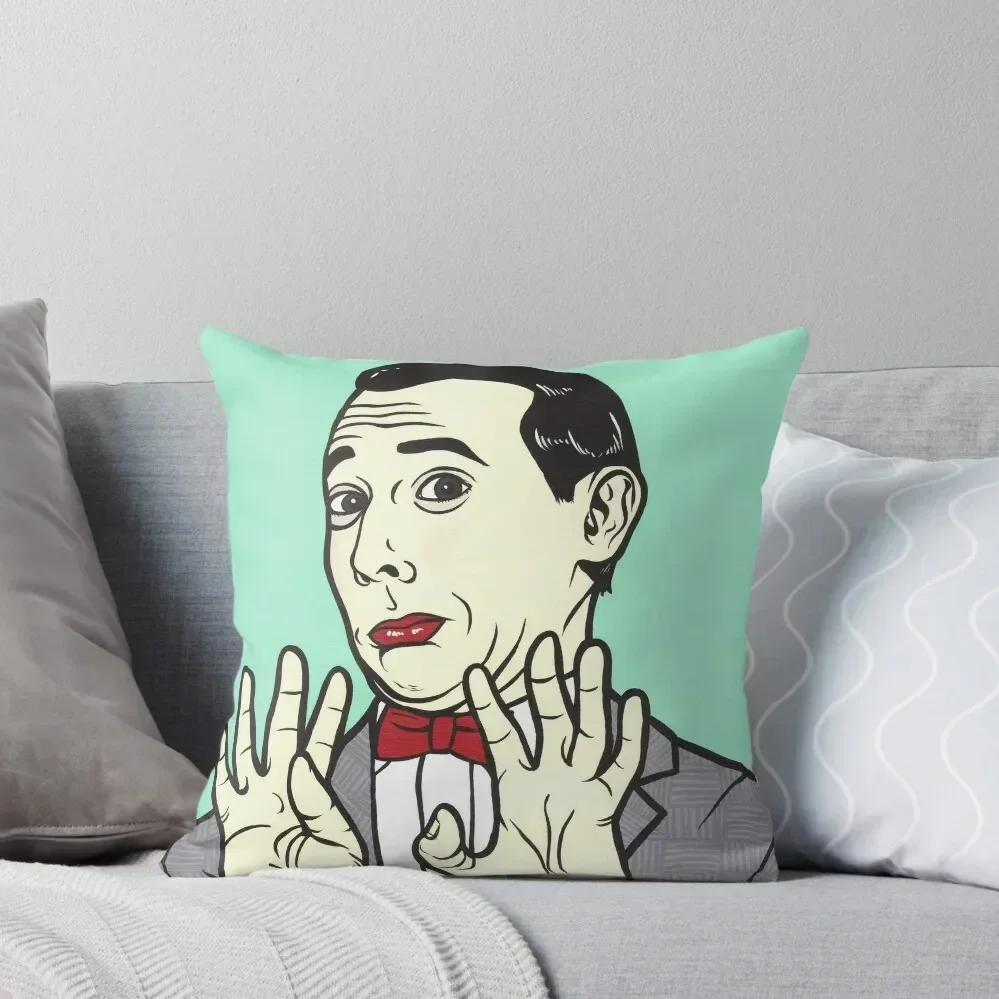 

Pee Wee Herman Throw Pillow Anime Decorative Cover For Living Room pillow
