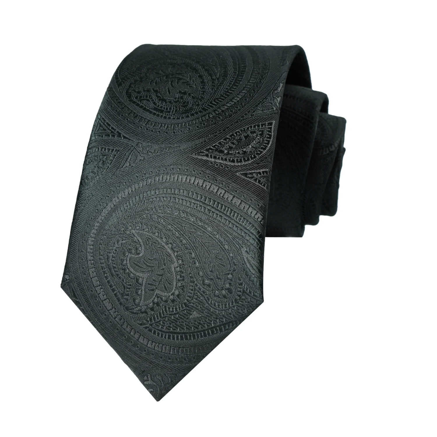 Herren Paisley Jacquard Krawatte Luxuriöse Polyester-Seidenkrawatte Klassische Formelle Business-Hochzeits-Party-Krawatte Modisches Anzug-Accessoire – Detail 25