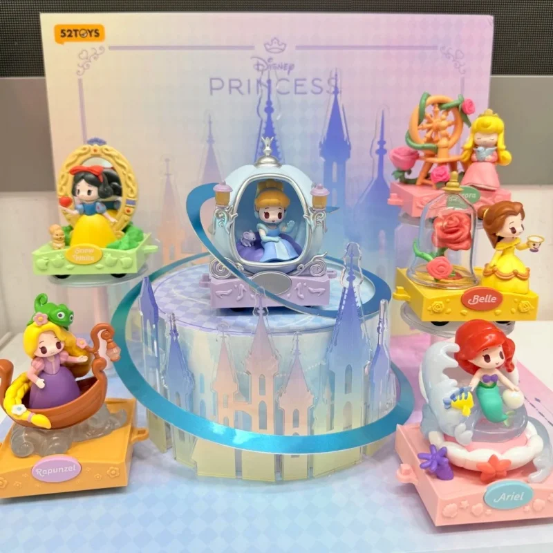 

52Toys Disney Princess D-Baby Series Romantic Parade Blind Box Cute Action Figure Disney Anime Peripheral Doll Ornament Toy Gift