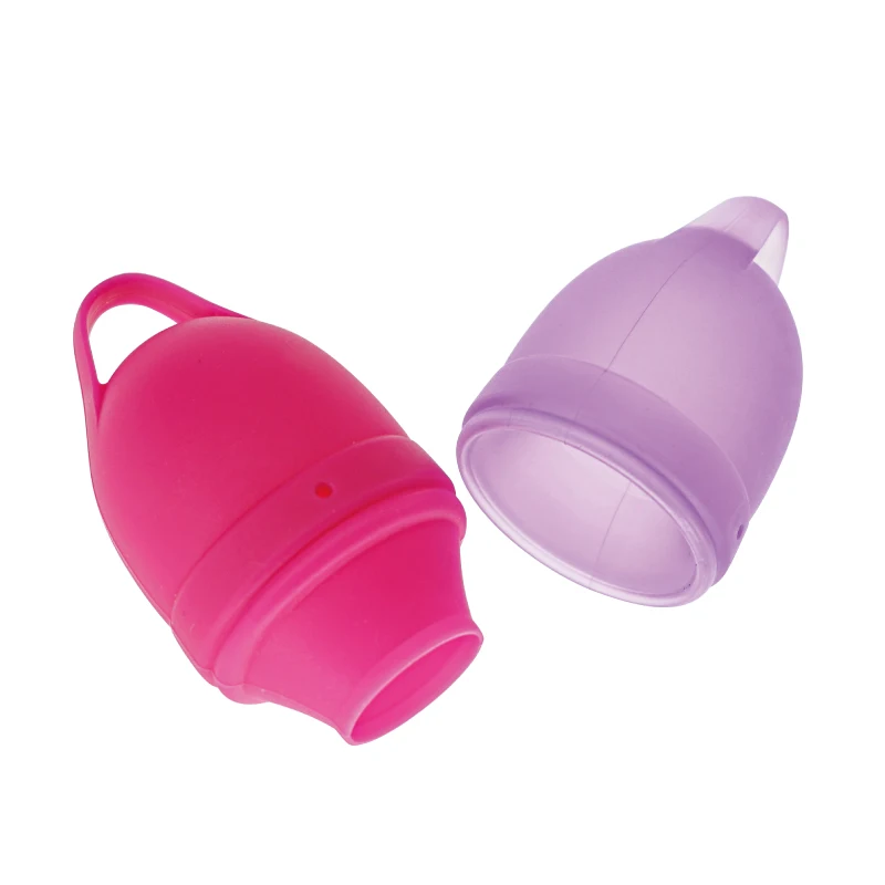 BamuCare No-spill Rim Design Menstruelle Period Cup Reusable Menstrual Cup Sterilizing Copa Menstrual for Women Feminine hygiene