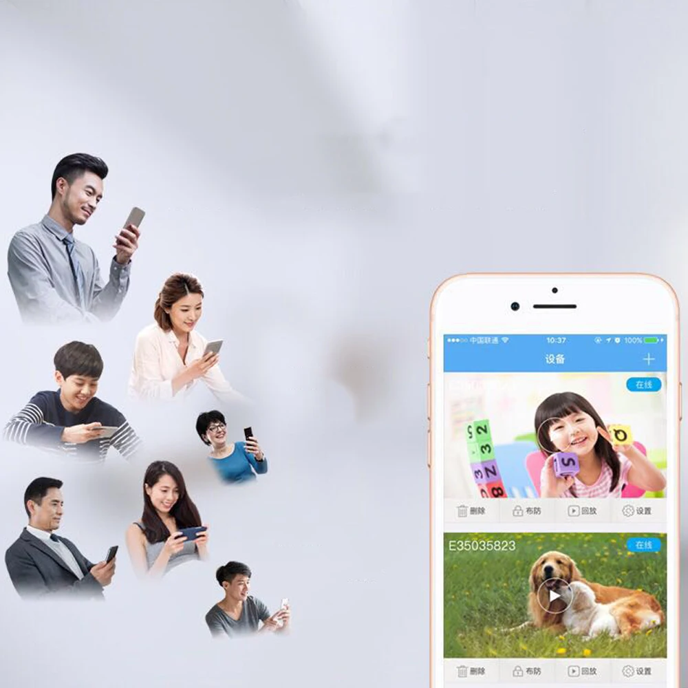 Mini WIFI Camera Outdoor Portable Metal Cameras Light Weight Night- 1080P Loop Recording Cam with Holder Outdoor Camera