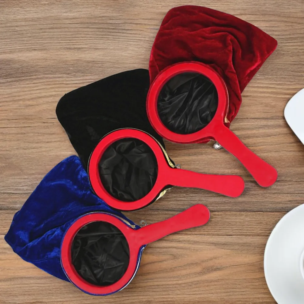 

Набор из 3 сумок-мешочков на молнии с поворотной ручкой для фокусов с исчезновением предметов на сцене, для выступлений, переноски попугаев