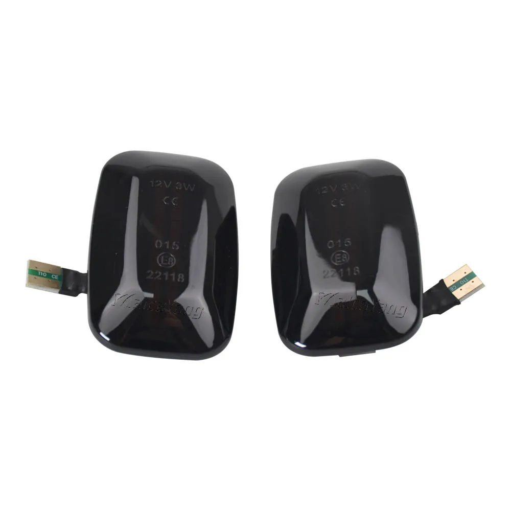 لتويوتا لاندكروزر لاند كروزر 70 80 100 سلسلة 1998-2007 LED أضواء العلامات الجانبية ديناميكية بدوره مصباح إشارة المؤشر #5