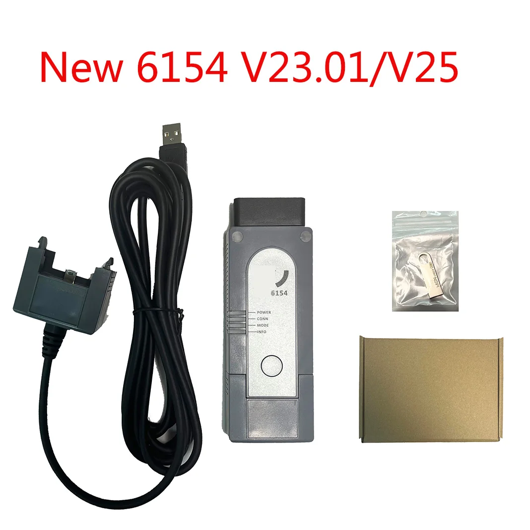 Mise à jour en ligne outil de diagnostic de testeur de voiture USB WIFI ODIS 6154A V23.01 E-V17 de haute qualité